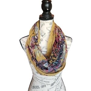 Multi colored infiniti scarf